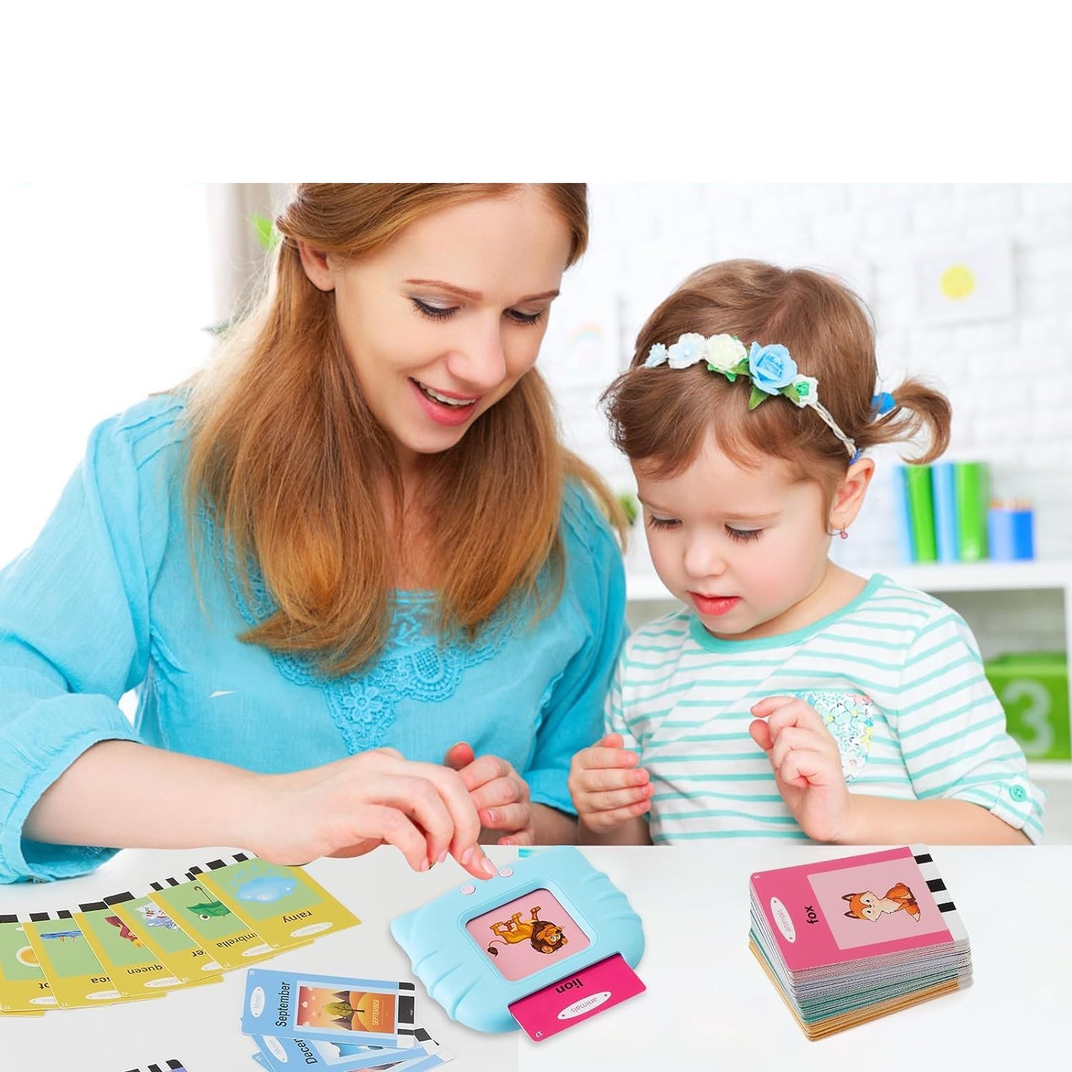 interaktívna čítačka kariet na učenie angličtiny